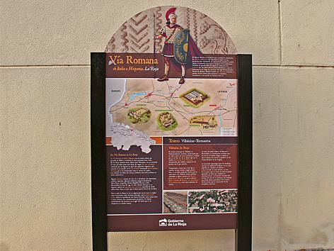 via_romana_en_la_rioja._panel_general_impreso_en_hpl