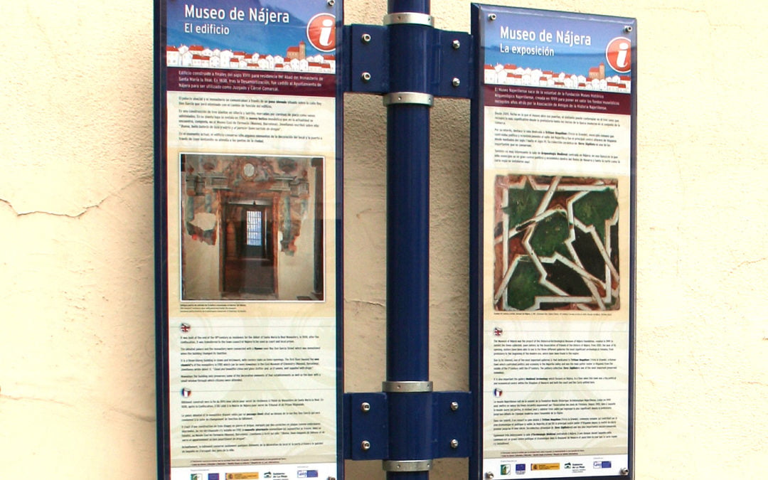 Vía finaliza la señalización monumental de Nájera y Alberite